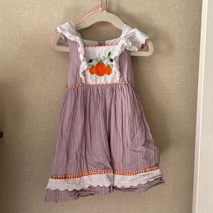 Adorable Pumpkin Dress - 24m - VGUC